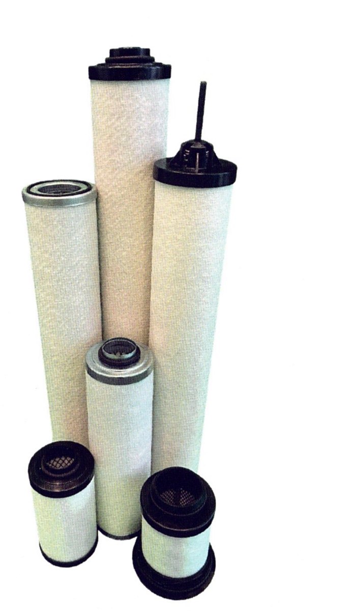 Oljetåkefilter og separatorer for vakuumpumper